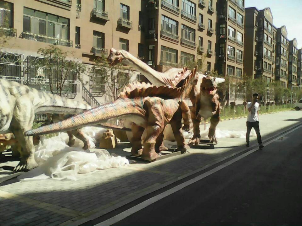 安装前小区内部